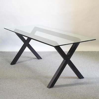 Lot 547 - A contemporary Habitat dining table