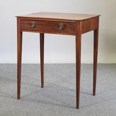 Lot 636 - A 19th century mahogany side table