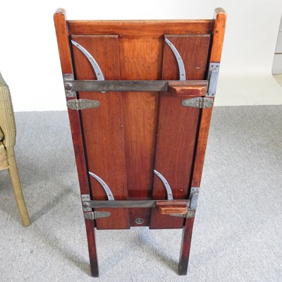 Lot 199 - An Edwardian patent chair/valet stand,...