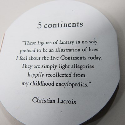 Lot 18 - A set of Christian Lacroix Paris art de la...