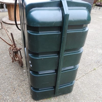 Lot 547 - A large poly oil tank, 200cm wide