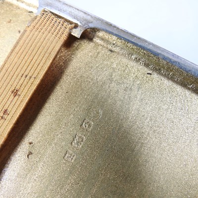 Lot 20 - An early 20th century silver cigarette case,...