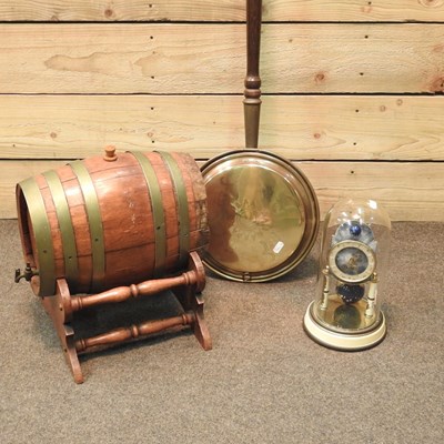 Lot 191 - A coopered wooden barrel