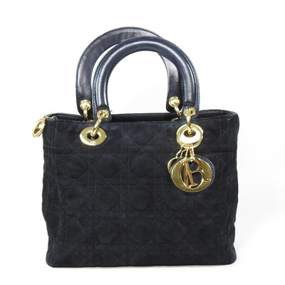 Lot 150 - A Christian Dior Lady Dior bag, in quilted...