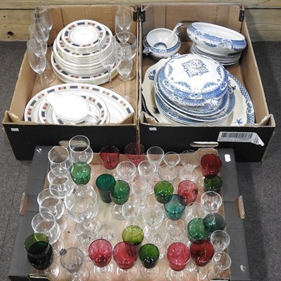 Lot 293 - A Coalport bone china Marlborough pattern part...