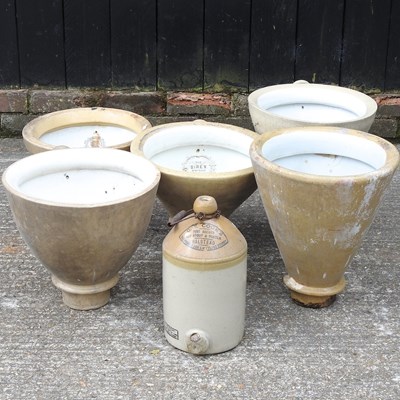 Lot 265 - A stoneware jar, inscribed G E Cook's Halstead,...