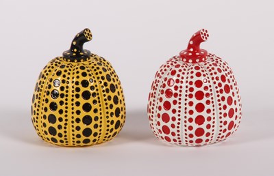 Lot 96 - After Yayoi Kusama, (b.1929), Pumpkin, red and...