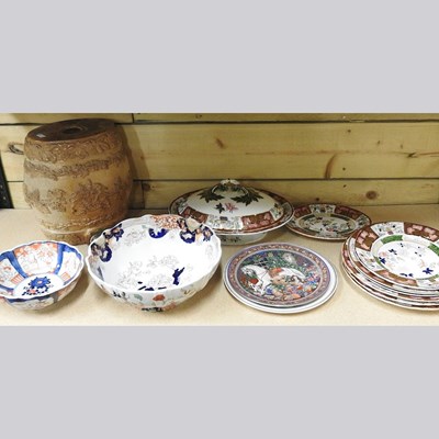 Lot 562 - A 19th century Ashworth stone china part...