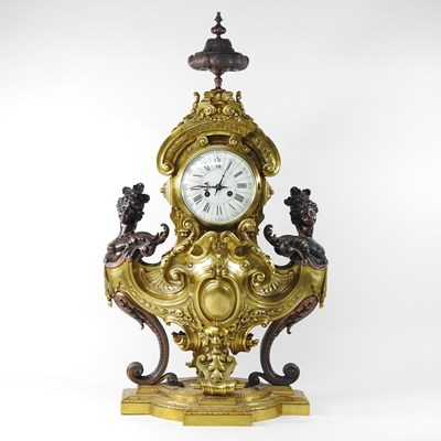 Lot 316 - A large and impressive French ormolu and...