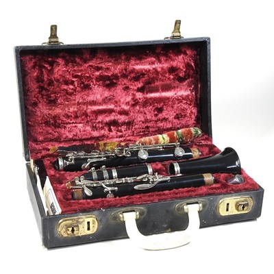 Lot 591 - A clarinet, cased