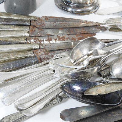 Lot 159 - A silver plated punch bowl, together with a...