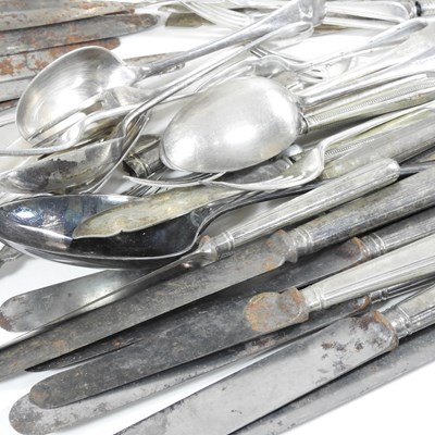 Lot 159 - A silver plated punch bowl, together with a...