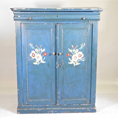 Lot 319 - An early 20th century continental blue painted...