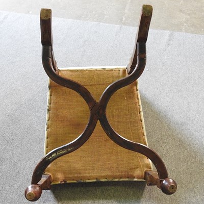 Lot 143 - A pair of continental upholstered chairs, on...