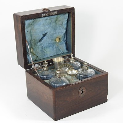 Lot 221 - A 19th century French rosewood and parquetry...