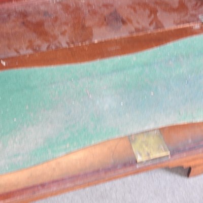 Lot 168 - A George III mahogany bureau, with a fitted...