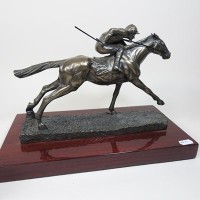 Lot 122 - A Waterford crystal model of a rearing horse