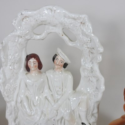 Lot 62 - A pair of early 20th century Staffordshire...