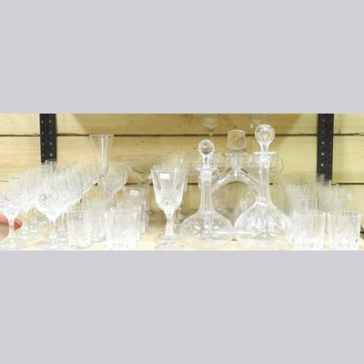 Lot 294 - A collection of glassware, to include early...