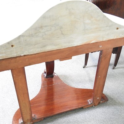 Lot 161 - An Edwardian rosewood and inlaid music cabinet,...