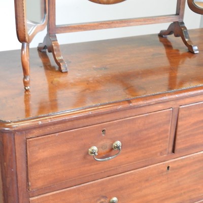 Lot 106 - A Victorian mahogany chest of drawers,...