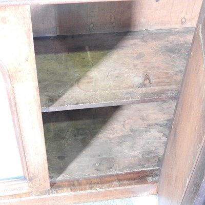 Lot 140 - A Victorian marquetry credenza, with a marble...