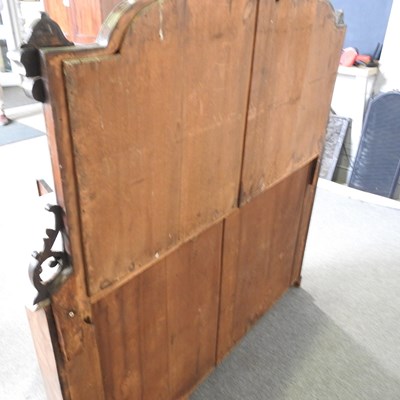 Lot 140 - A Victorian marquetry credenza, with a marble...