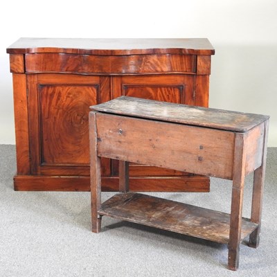 Lot 313 - A Victorian mahogany chiffonier, 119cm wide,...