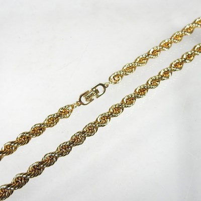 Lot 161 - A vintage Christian Dior gold plated necklace,...