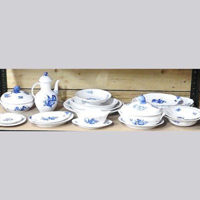 Lot 232 - A collection of Royal Copenhagen blue and...