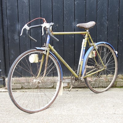 Lot 563 - A W H Leach Marathon vintage racing bike