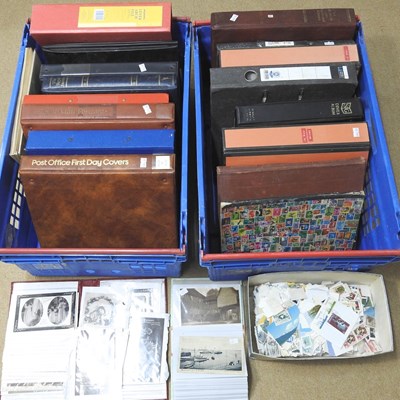 Lot 350 - A large collection of stamps, mainly 20th...