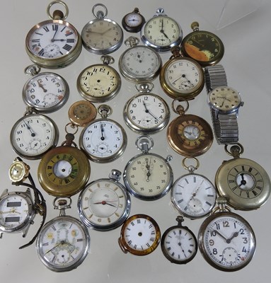 Lot 60 - A collection of pocket watches
