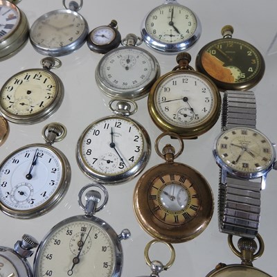 Lot 60 - A collection of pocket watches