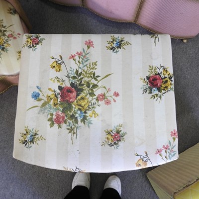 Lot 288 - A Lloyd Loom style blanket box, together with...