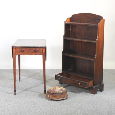 Lot 432 - A 19th century mahogany pembroke table,...