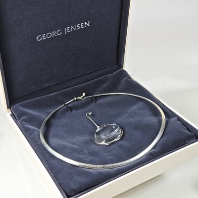 Lot 112 - Vivianna Torun for Georg Jensen, a silver rock...