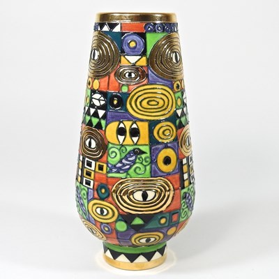 Lot 509 - A Dennis Chinaworks pottery vase, of bud shape,...