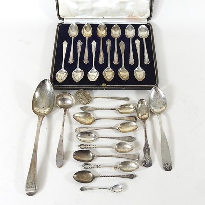 Lot 331 - A set of eleven early 20th century silver...