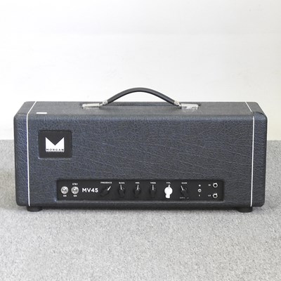 Lot 317 - A Morgan MV45 guitar amplifier, 60cm wide