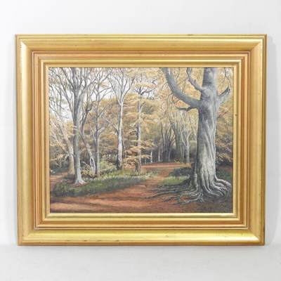 Lot 89 - F. Willett, 20th century, Danbury Park, signed...