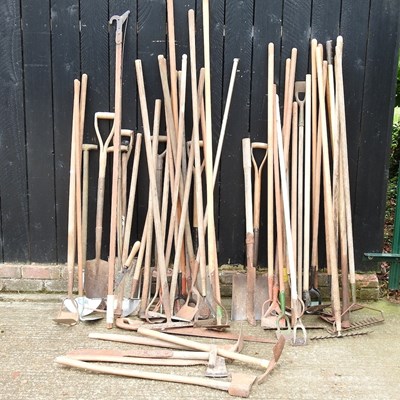 Lot 366 - A large collection of garden hand tools