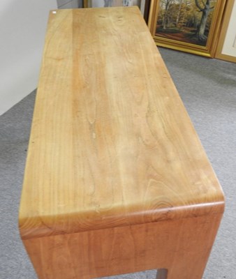 Lot 578 - A modern Swedish console table, of angular shape