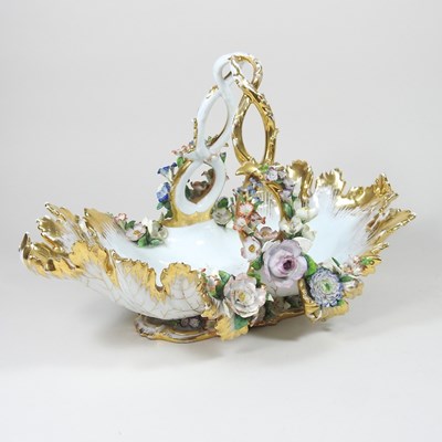 Lot 107 - A late 19th century Meissen style porcelain...