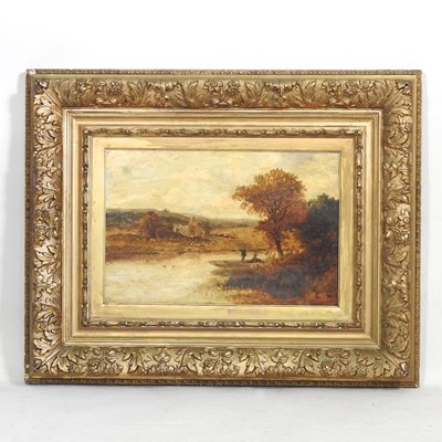 Lot 264 - English School, 19th century, river landscape,...