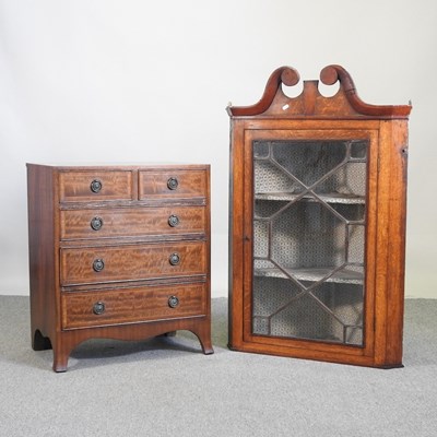 Lot 280 - A Georgian style chest, of small proportions,...