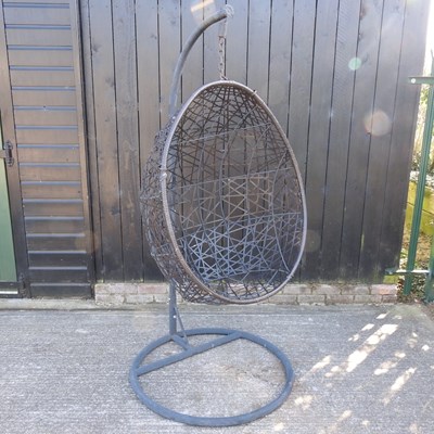 Lot 349 - A woven hanging garden chair