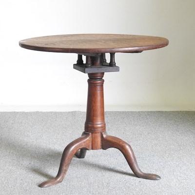 Lot 412 - A George III mahogany occasional table, the...