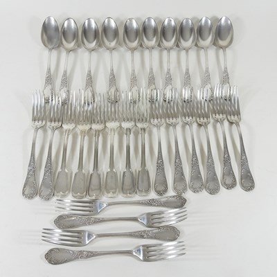 Lot 85 - An early 20th century French silver plated...