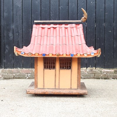 Lot 448 - A garden model of a Chinese pagoda